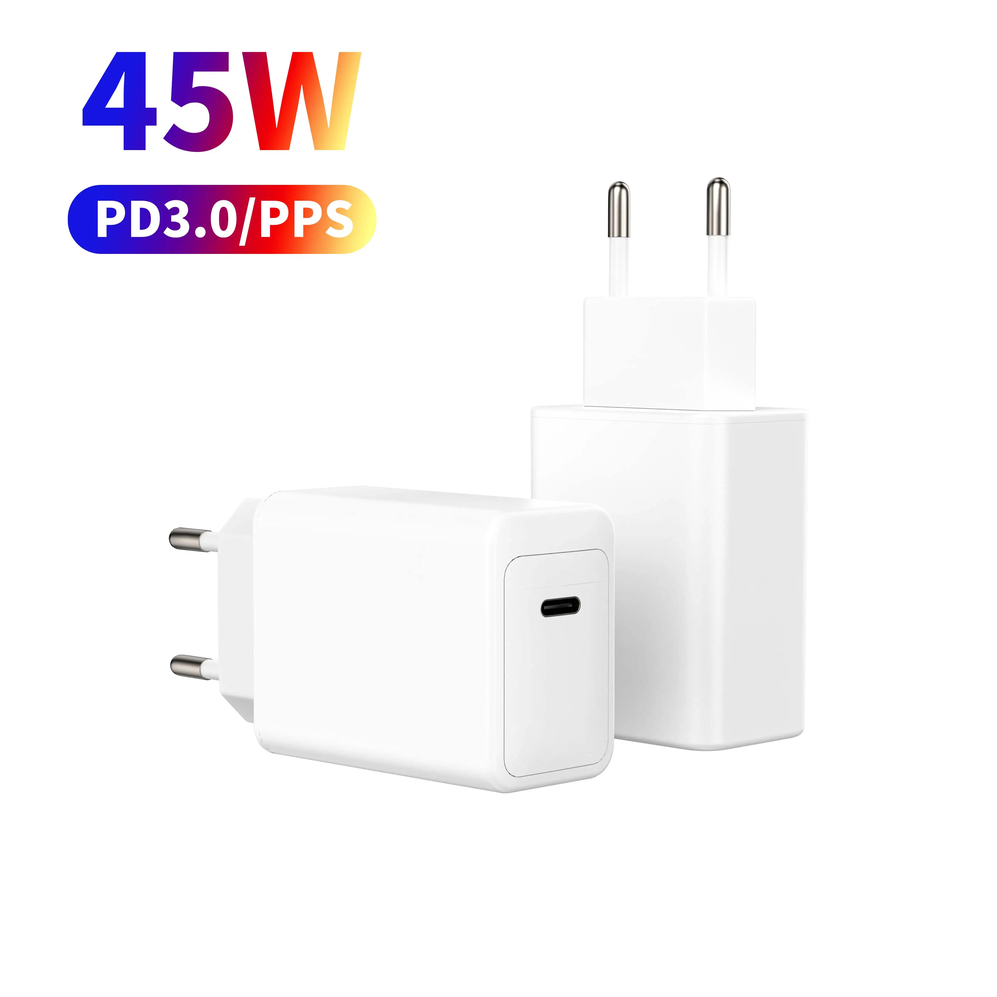 

KYT 45W PD QC Super Fast Portatil Usb Type Tipo C Cargador Para Celular Chargeur Cell Phone Wall Charger Adapter For Samsung S22