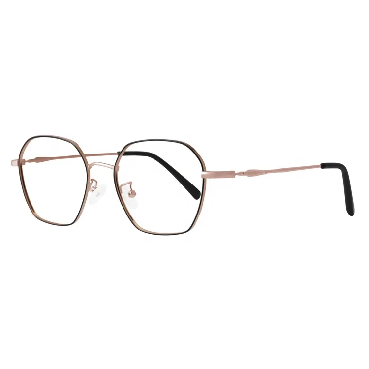 

2021 New Arrival High Quality Fashion Newest Metal Optical Round Blue Light Blocking Glasses