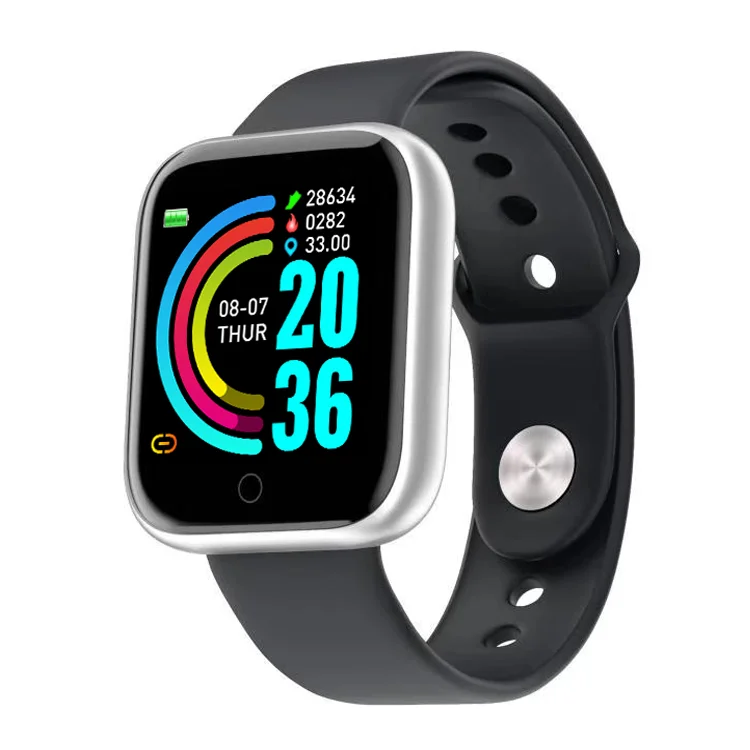 

Hot selling reloj intelligent health smart watch y68 health fitness tracker smart wristband y68 d20 smartwatch