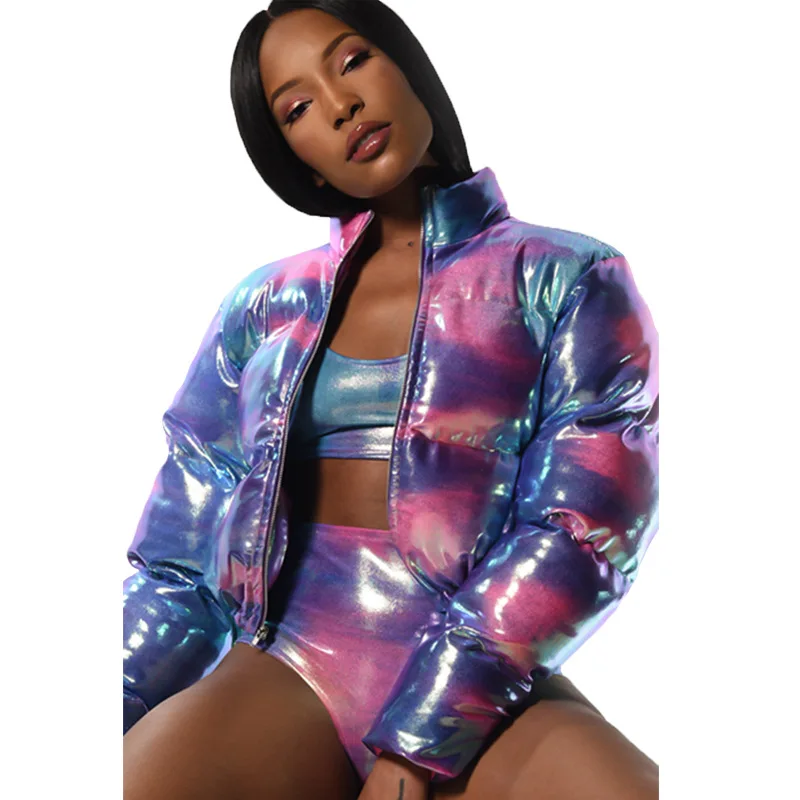 2020 Women Clothing Winter Coats Reflective Clothing Women Jackets Down Coats Plus Size Women Puffer Bubble Coats