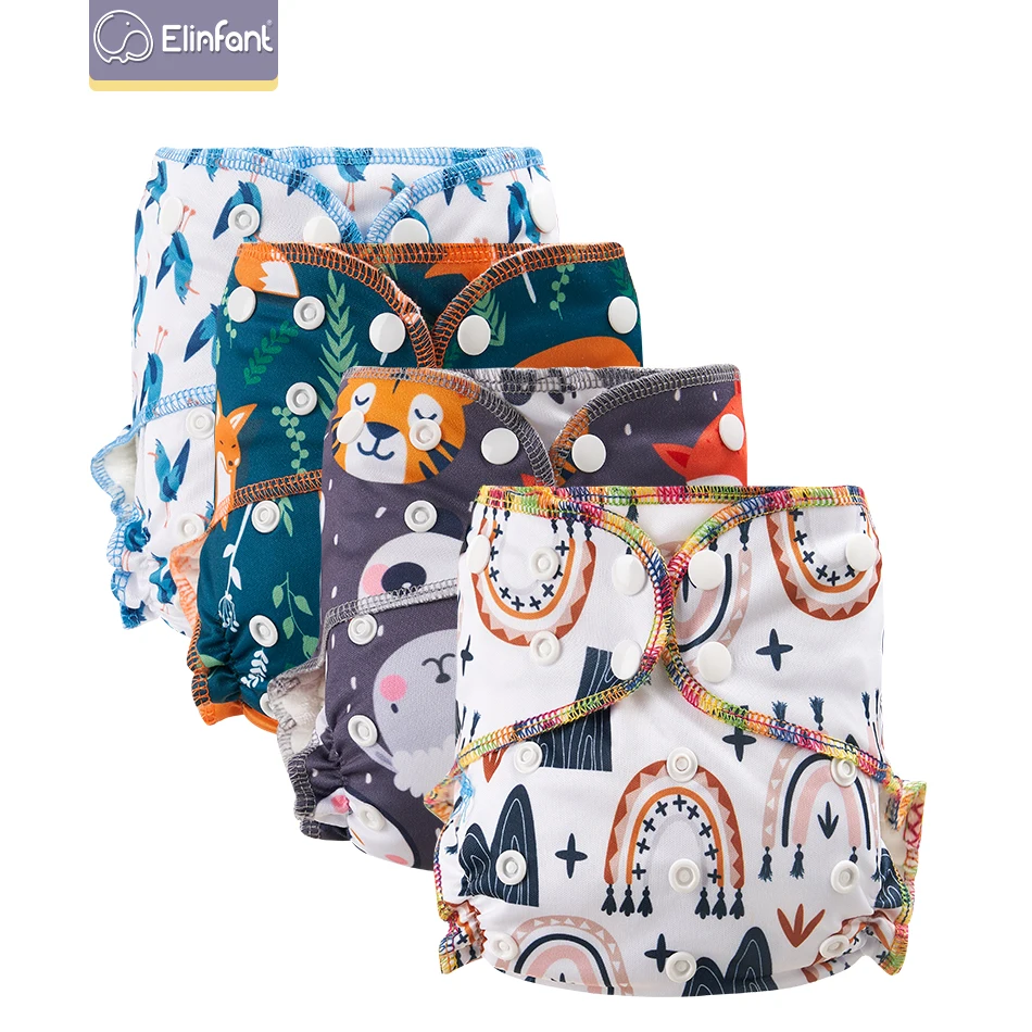 

Elinfant modern colorful Softness comfortable baby velvet Cloth Diaper for hot selling in Philippine market