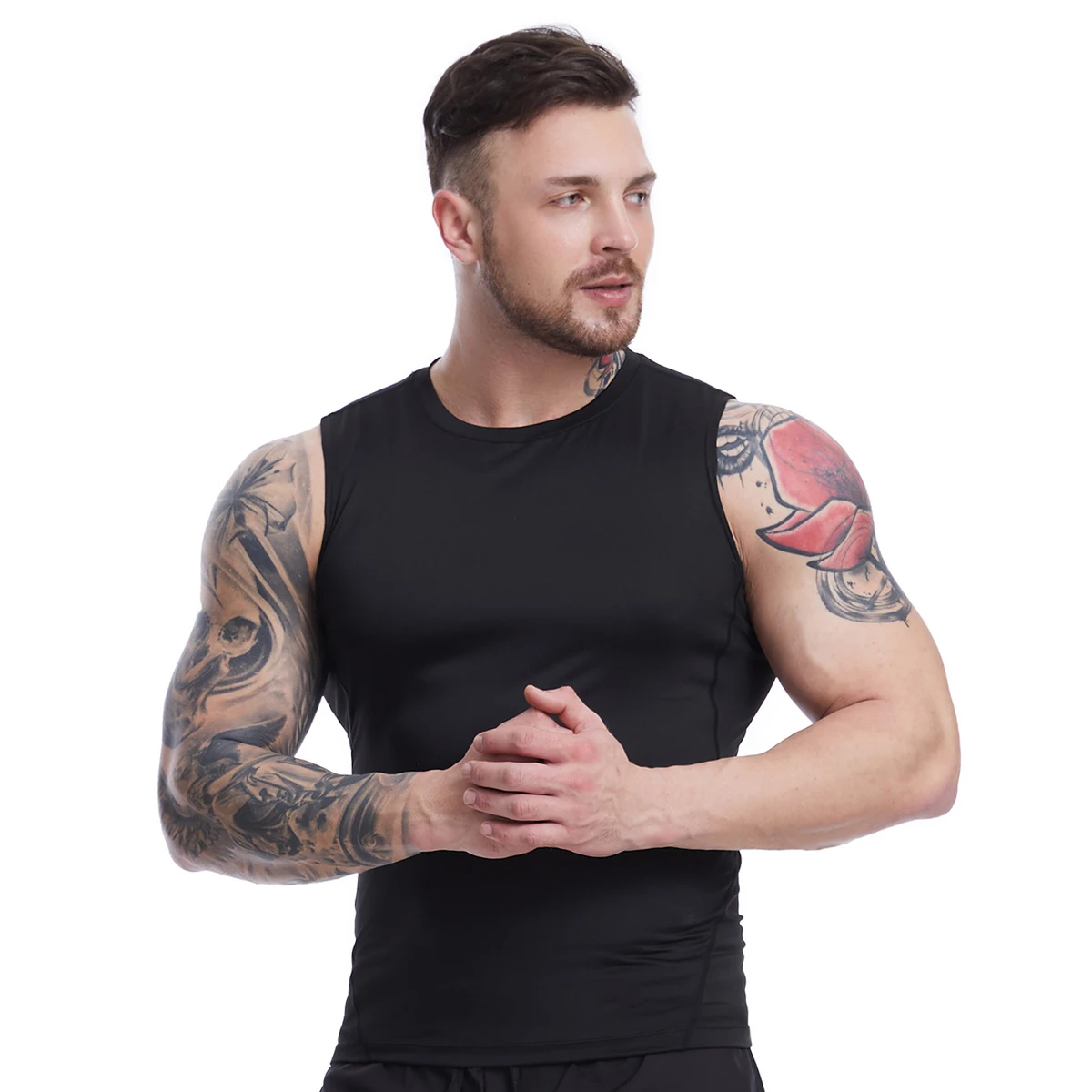 Breathable Quick Dry Vest Men-Slimming Undershirt for Men's Shapewear Body Compression Tank Top