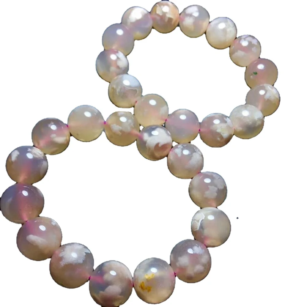 

Wholesale natural sakura agate bracelet 4A class crystal ornaments, Rose