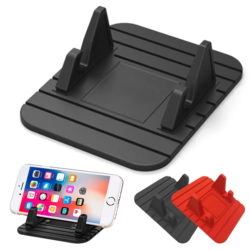 Universal Silicone Car Phone Holder Anti-Slip Silicone Car Pad Dashboard Phone Holder Stand Phone Mount for Car