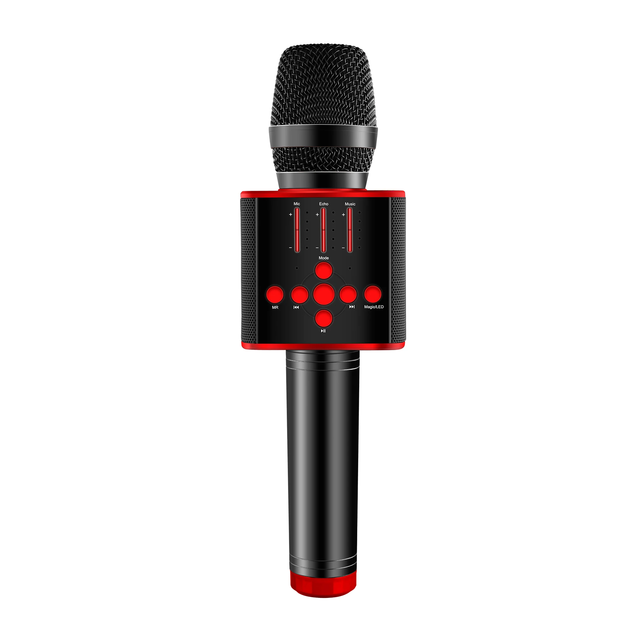 

H32 6W Home KTV USB BT karaoke Dynamic Microphone Speaker Handheld Microphone Style for Singing Mic