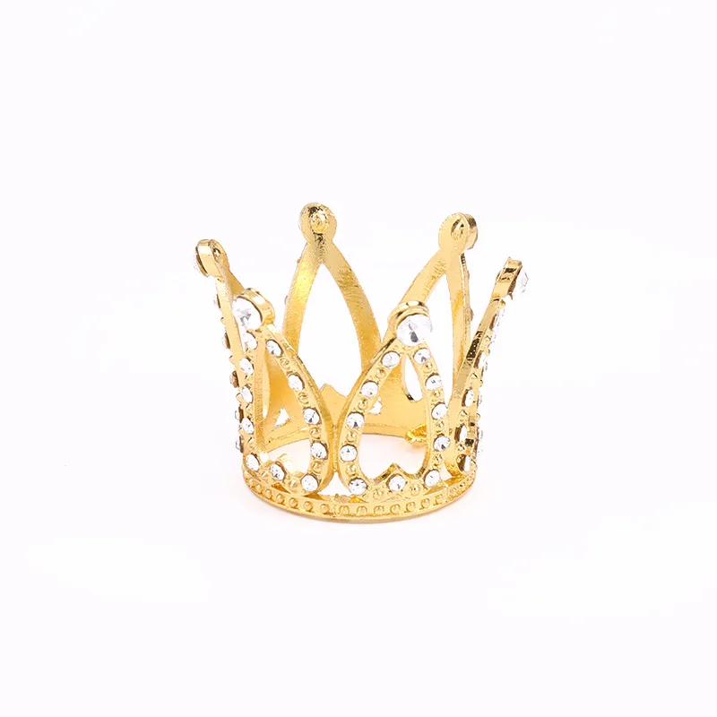 

Hot Mini Crown Tiara Baked Children's Accessories Gold Crown Decorative, Silver plating