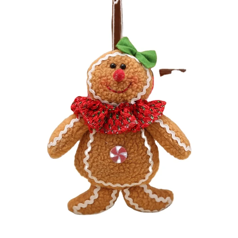 

Home crafts christmas holiday hanging decorations handmade felt christmas gingerbread doll for Christmas tree Ornaments, Custom