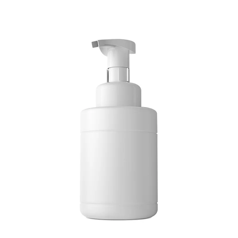 

Customized PE white plastic foam lotion body wash dispenser bottle 350ml liquid soap dispensers bottles packaging