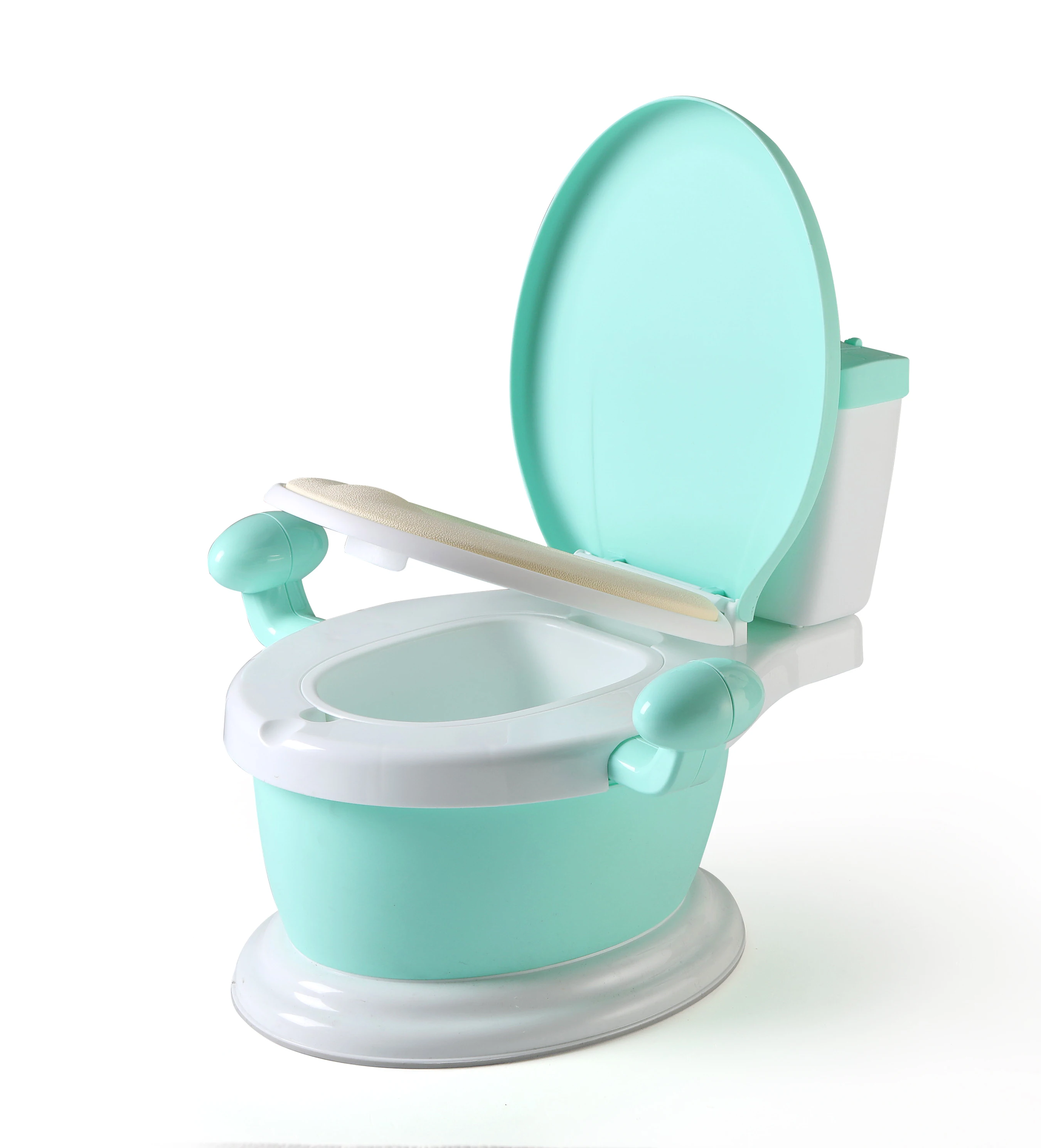 

Toilet Training Baby Products Portable Toilet Plastic Potty With Lid, Pink, green or customized