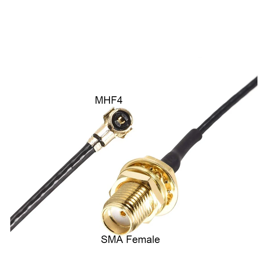 RF0.81 IPEX 4 to RP-SMA-K female Antenna WiFi Pigtail Cable 20cm IPEX to SMA - ANKUX.COM