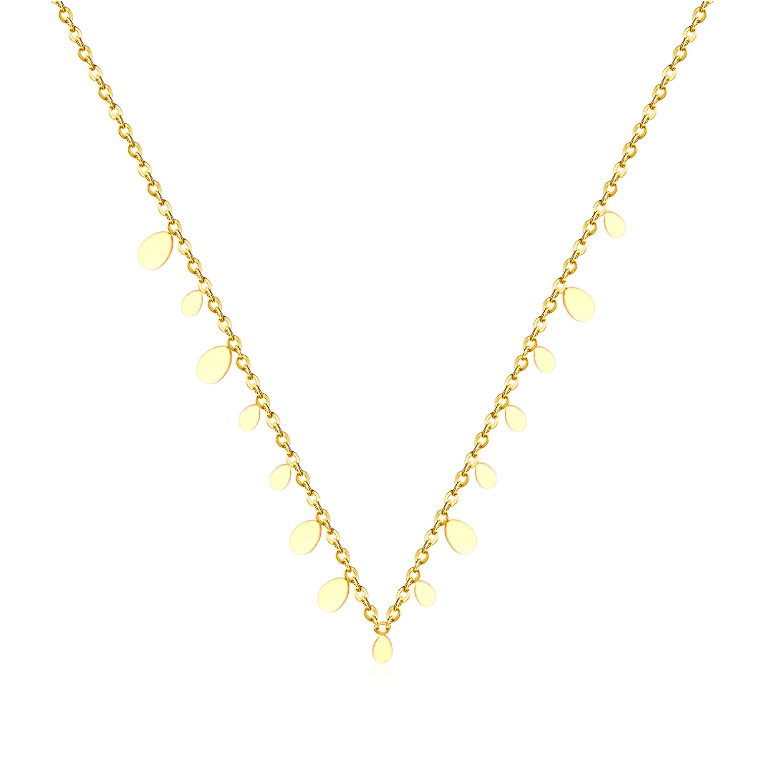 

Luxury Stainless Steel Jewelry 18k Gold Plated Party Jewelry Pendant Necklace for Women