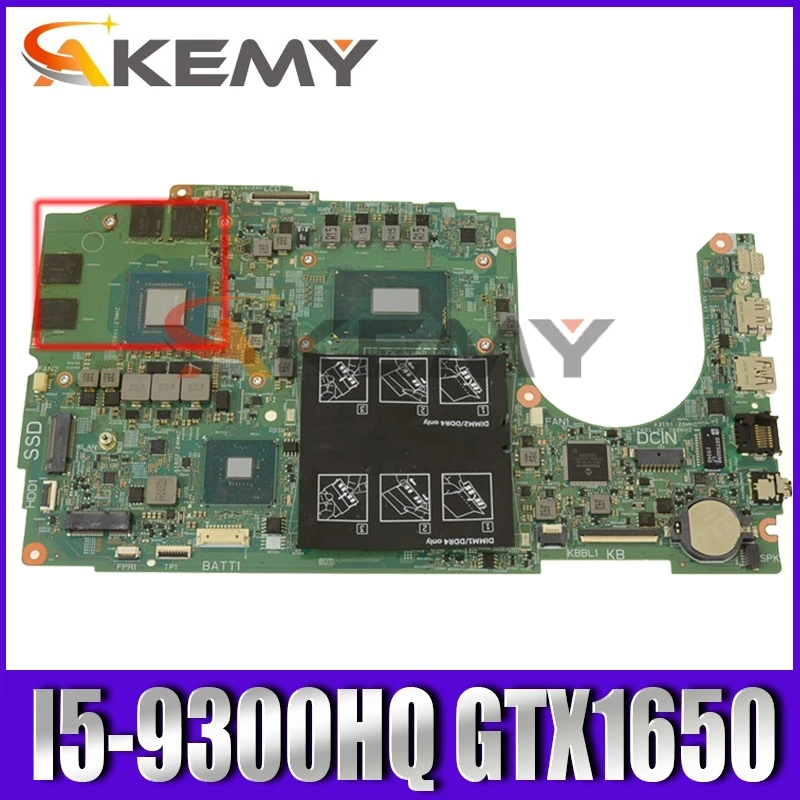 

For DELL 3590 0WGHCY I5-9300HQ N18P-G0-MP-A1 GTX1650 Laptop motherboard Mainboard