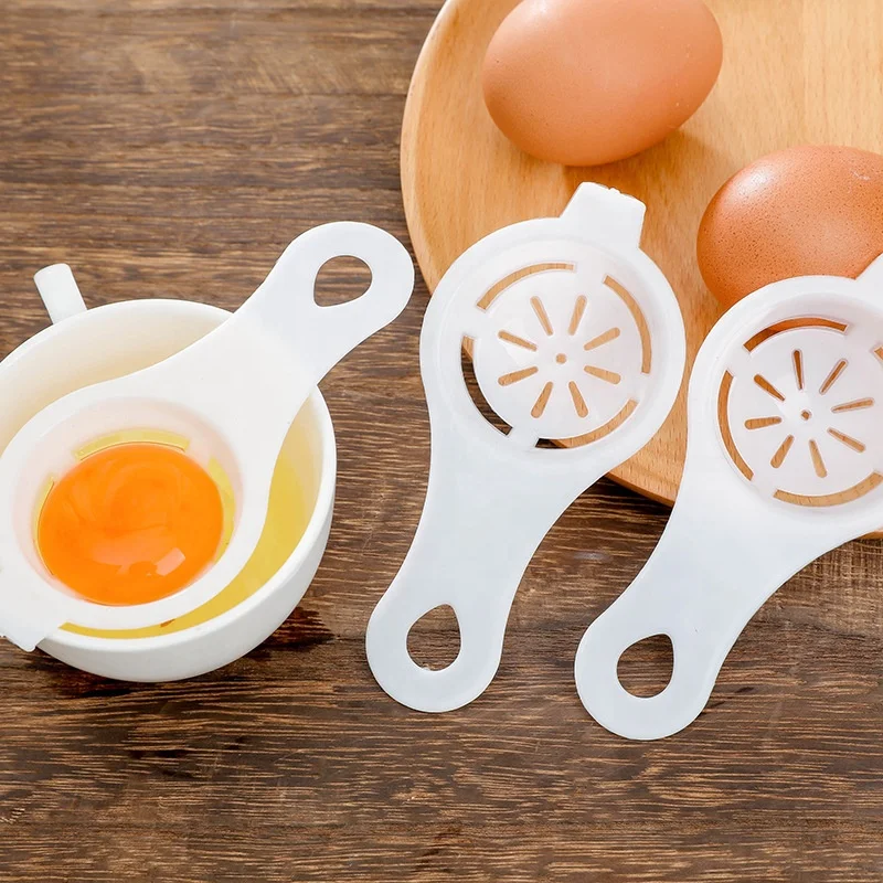 

Wholesale Kitchen Household Baking Tool Egg White Funnel Spoon Egg Liquid Filter Plastic Egg White Separator