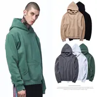 

New product casual blank custom logo color pullover hoodie men