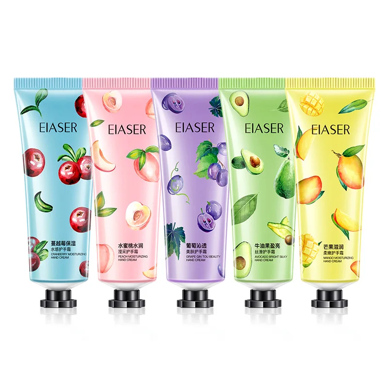 

Fruit Peach Cranberry Mango Avocado Grape Organic Hand Cream Anti Wrinkle Hand Cream Private Label For Winter