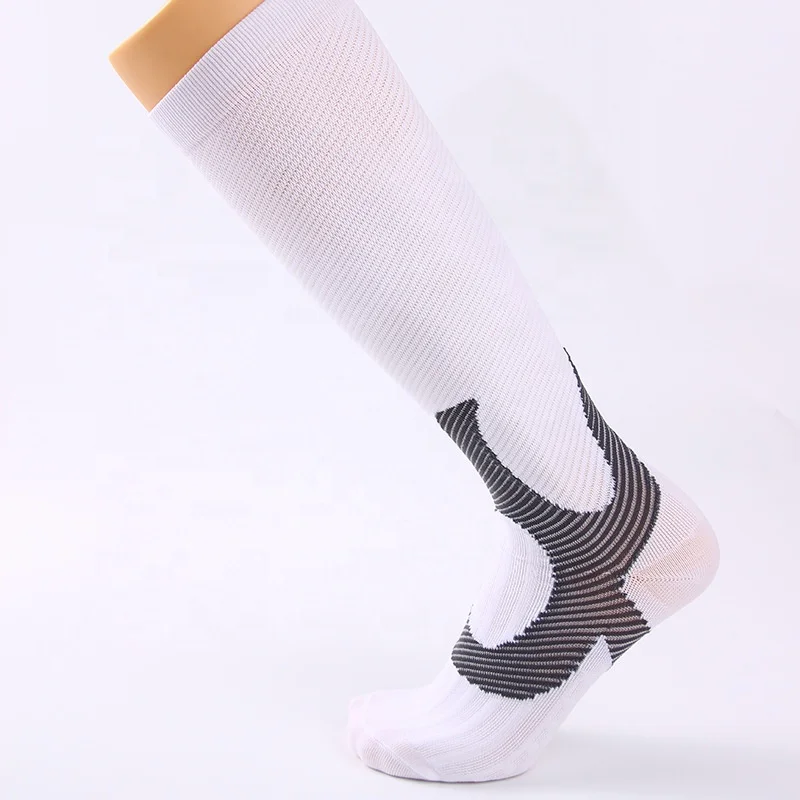 

2021 Hot selling knee high compression socks heel protection high knee socks, 4 colors