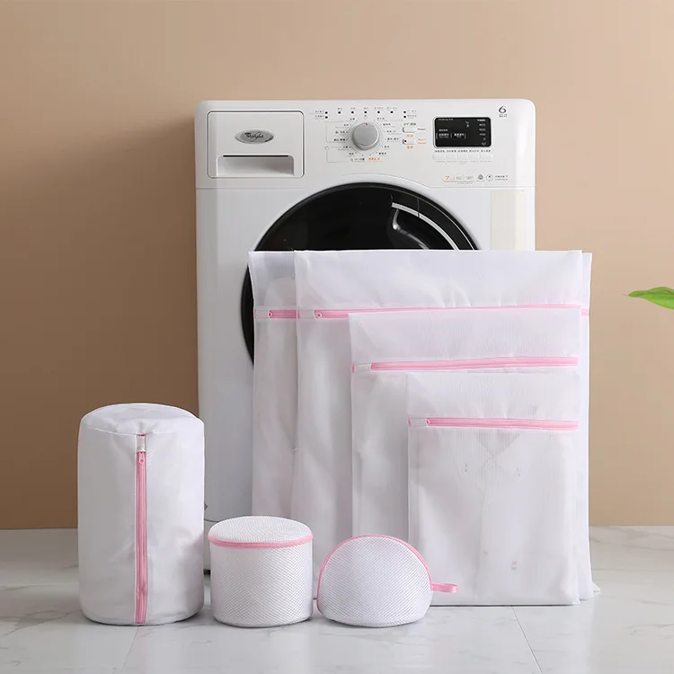 

Thickened mesh laundry bag set machine wash special bra care washing bag mesh wash protector bag zipper type