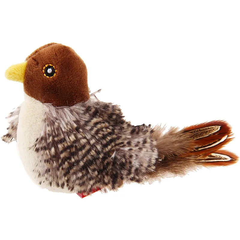 

Simulation Mouse Bird Hedgehog Plush Animal Model Multi-Colored Pet Interactive Cat Toy