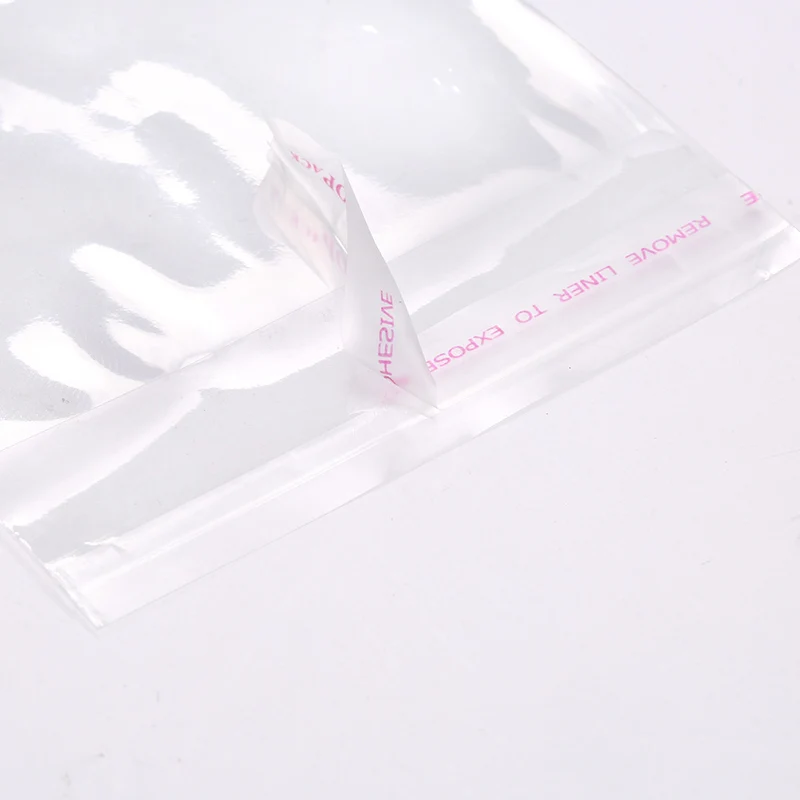 
High Quality Boutique Transparent Mini Small Plastic Bag Self Adhesive Seal OPP Accessories Jewelry Package Sticker Bag 