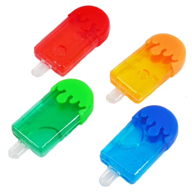 W138 New Design Ice-lolly Shaped Slime Toys Diy Vent Toys Crystal Mud ...