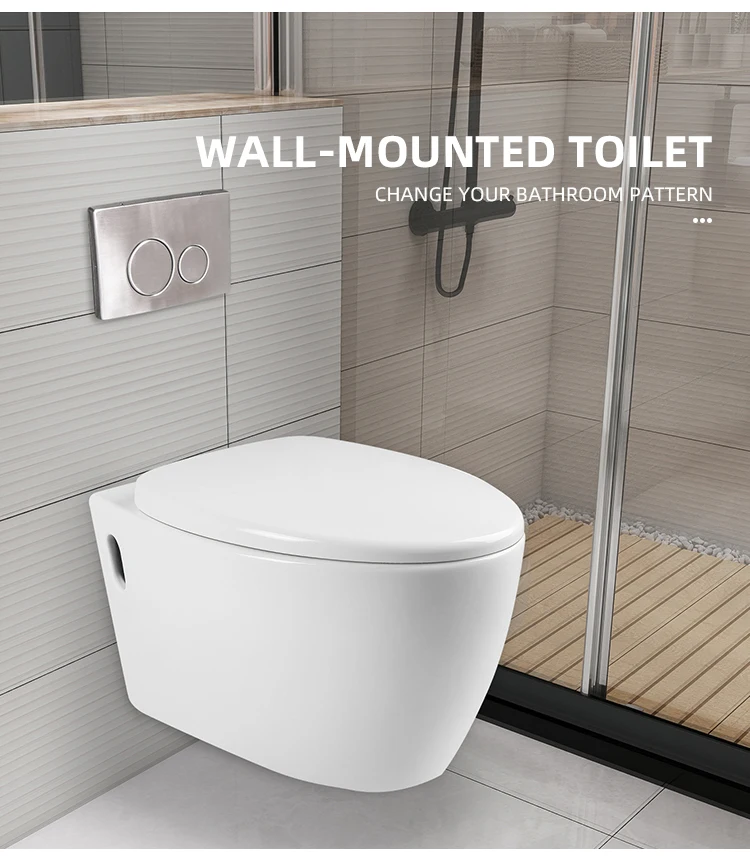 European luxury bathrooms rimless wall hung toilets ceramic sanitary wall hung toilet bathroom