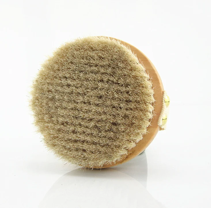 

Natural Wood Bath Body Brushes Bristle Bath Brush, As pic