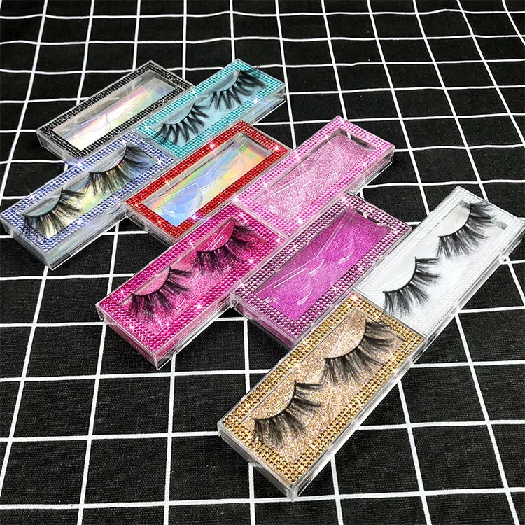 

Free Sample Fo Rnew Woman 100% Fur Lashes Handmade Guaranteed 3d Mink Eyelash Vendor With Packing Box, Black
