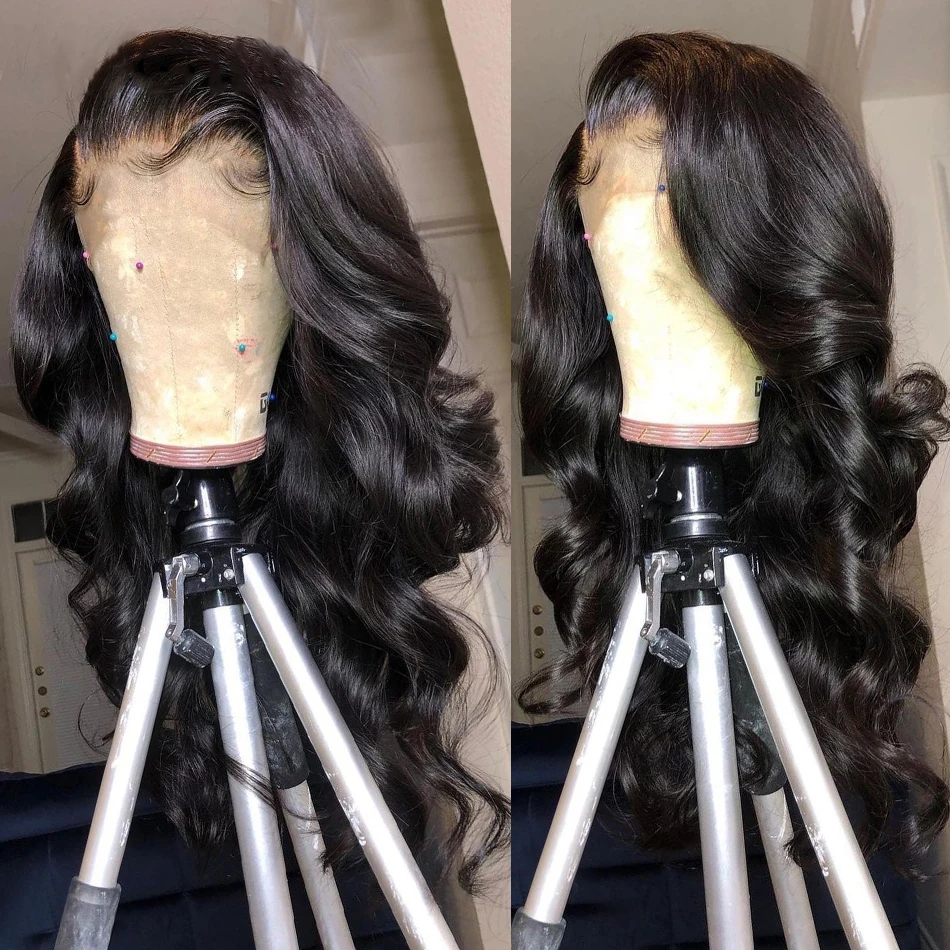

Hayo Dropship Supplier Wet and Wavy 26 inches T Part 180 Density Natural Wholesale Human Hair Lace Front Hair Wig
