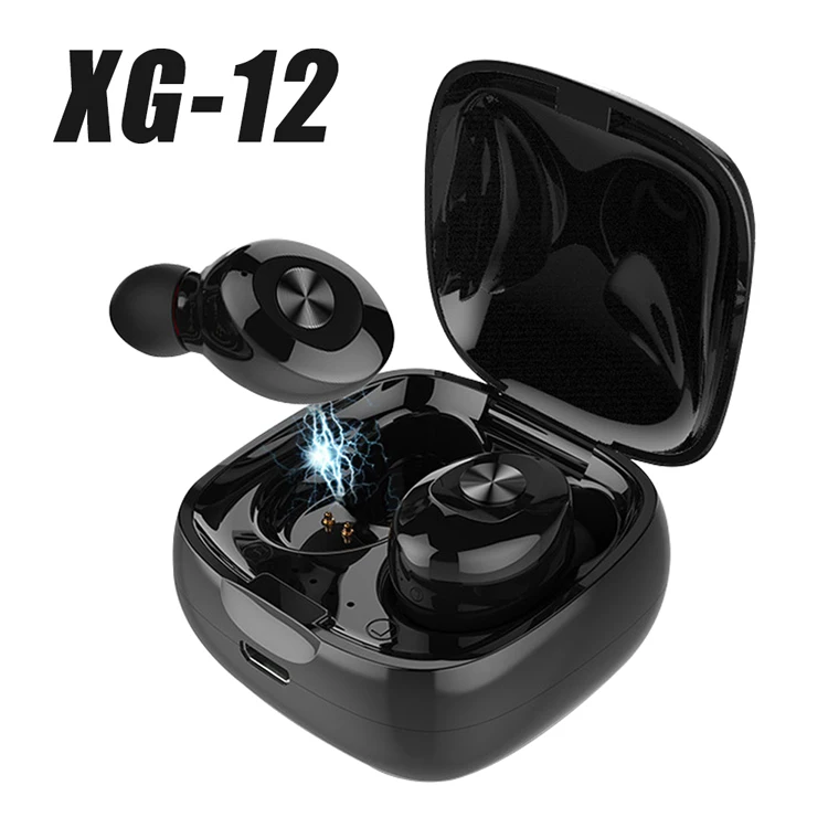 

2020 Free Sample XG12 BT 5.0 Ture Wireless Blue tooth HiFi Sound Audifonos Blue tooth Headphones