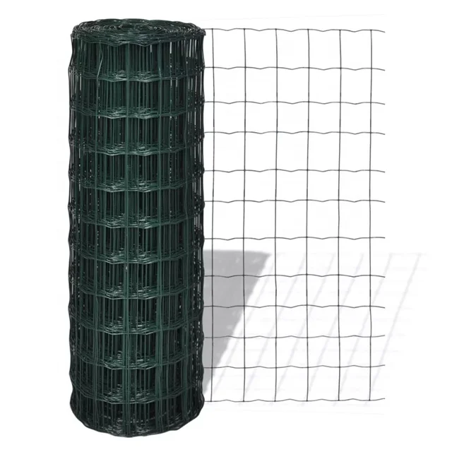 

Cheap prices 2 x 2 PVC coated galvanized welded wire mesh rolls/50 x 50 Welded Euro fence rolls for garden decoration, Green, dark green, blue, etc