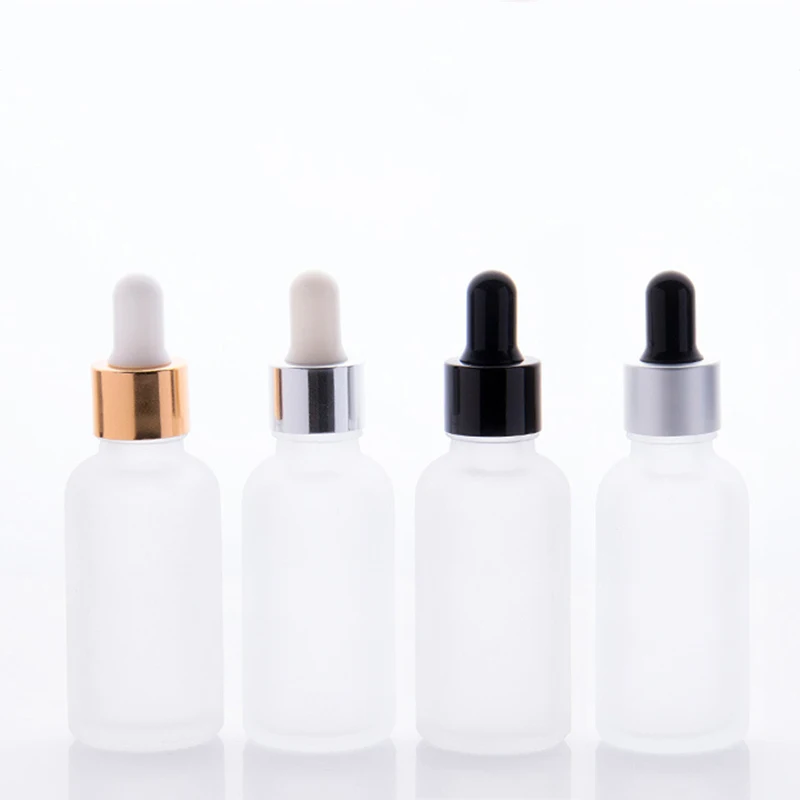 5ml 10ml 15ml 20ml 30ml 50ml 100ml Skin Care Frosted Glass Dropper Essential Oil Bottle Dispenser Bottles