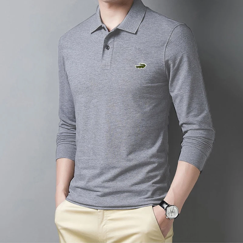 

Wholesale high quality camisas polo malha piquet polo male Crocodile-polo-shirt, Customized color