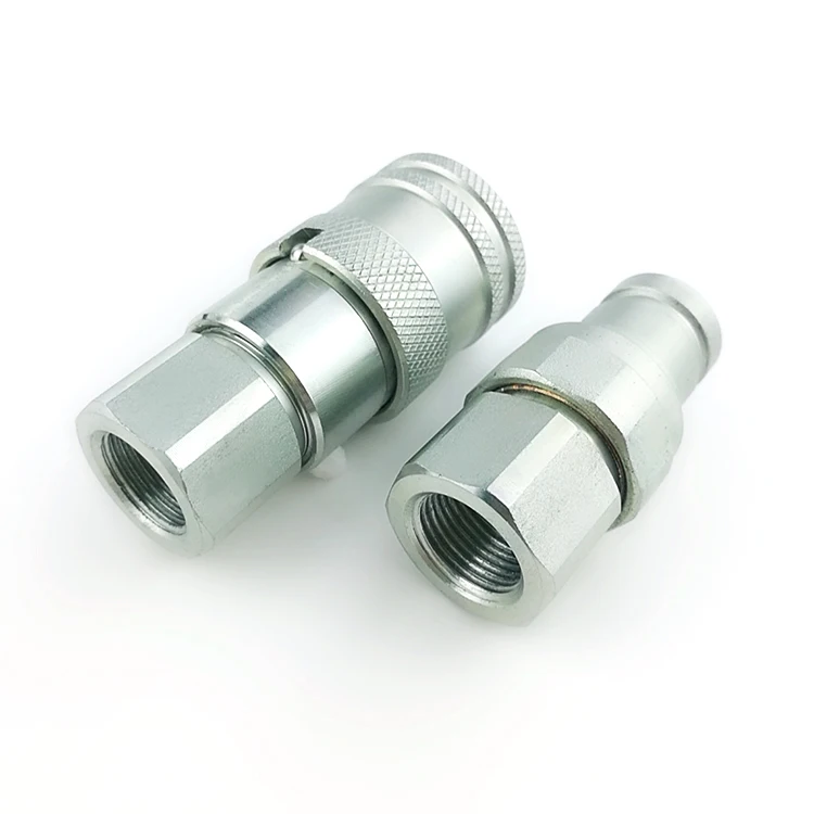 Iso16028 Ff Series Flat Face High Pressure Quick Coupler Stainless