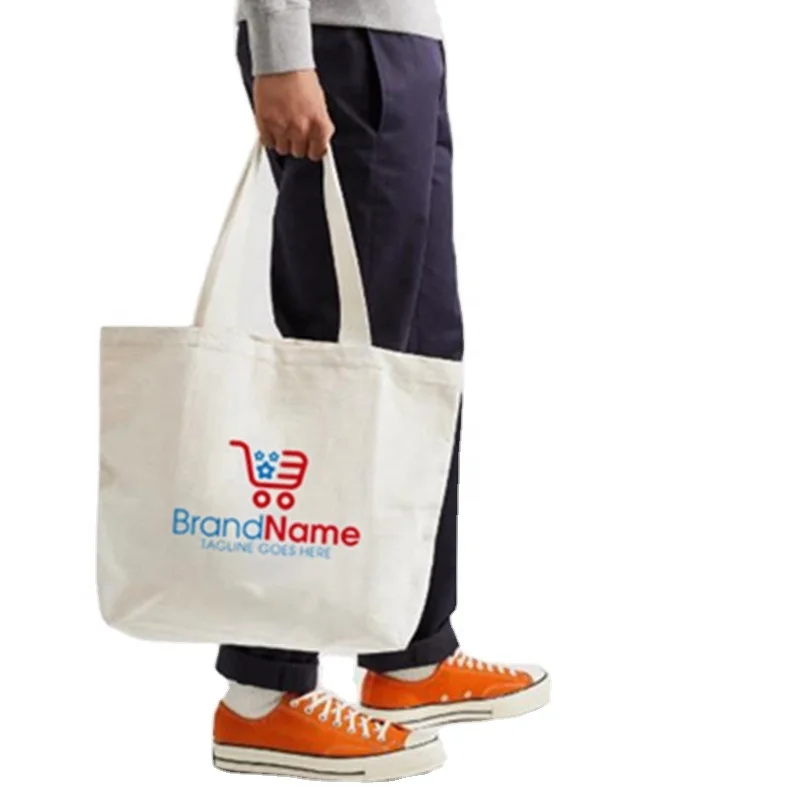 

Hot Printing Canvas Cotton Tote Bag Handbag Woman Bag Daily custom printed stylish white canvas duffle bags, Accept customized color