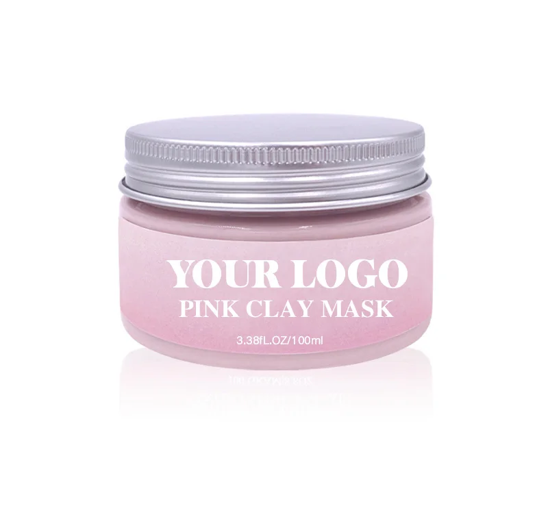 

Best Seller 100% Natural Herbal Whitening Facial Cleansing Purifying Brightening Pink Clay Mudpack