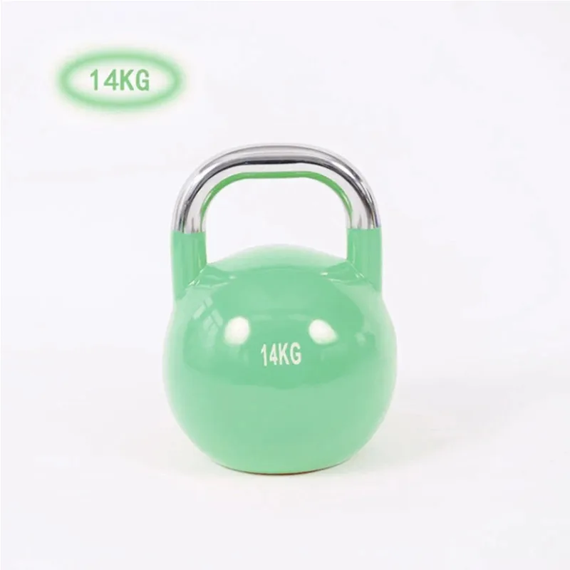 

Colorful custom fitness Favorable price powder coat cast iron kettlebell