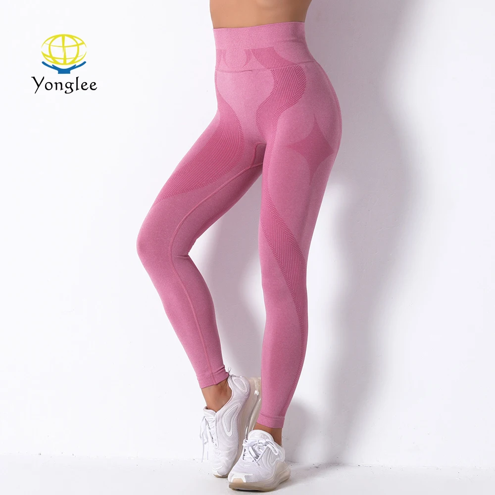 

Factory Supply Women Fitness Sportswear Seamless Yoga Leggings
