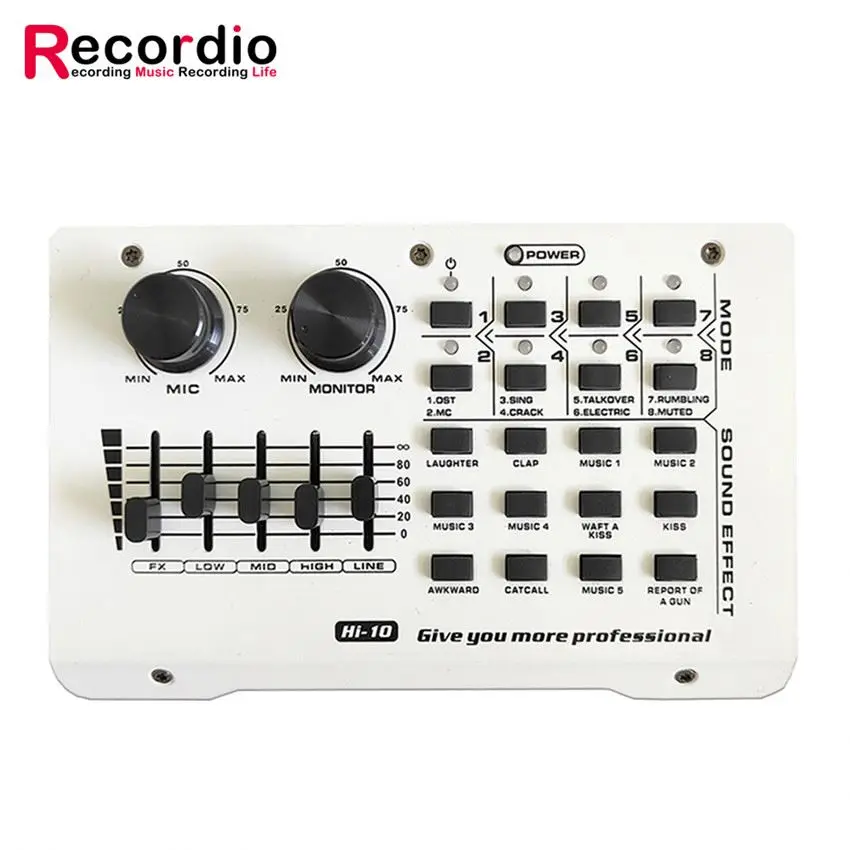 

GAX-H11 Plastic Mini Usb Sound Card With High Quality, Black&white