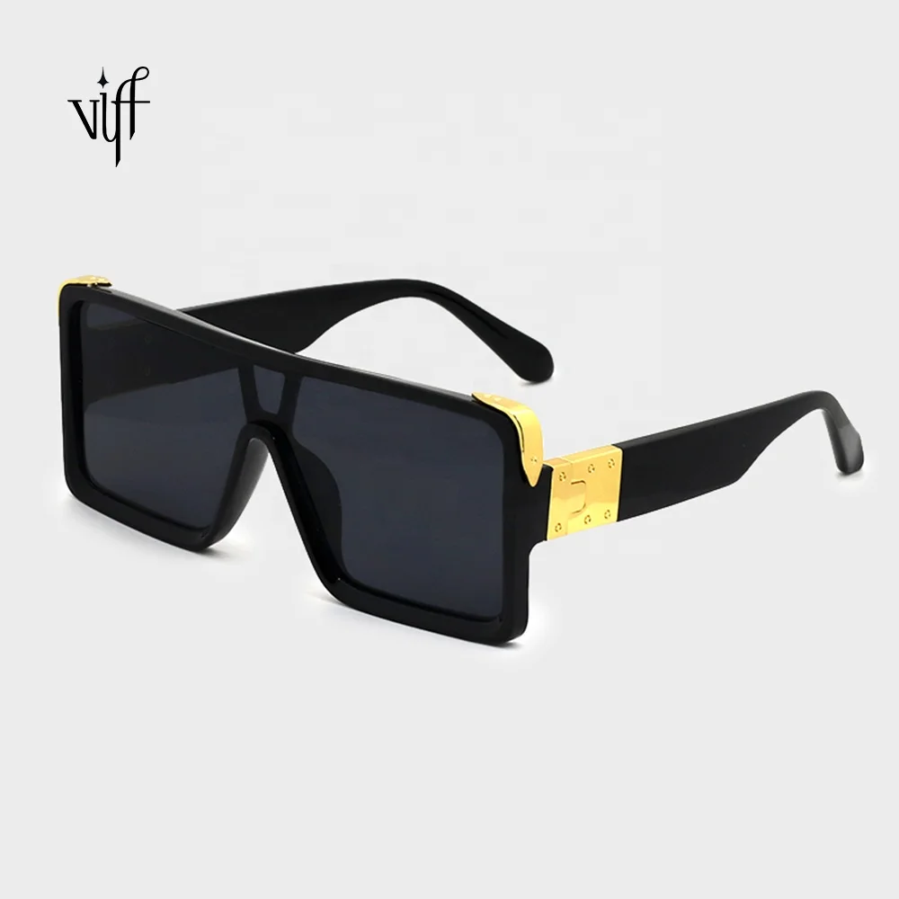 

VIFF 2020 Fashion Sunglasses HP20326 High End Designer Style Oversized Big Frame Women Sunglasses, Multi and oem