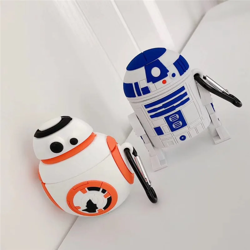 

2020 3D Cartoon Robot For AirPod Cover for Apple Airpods 1 2 Cases