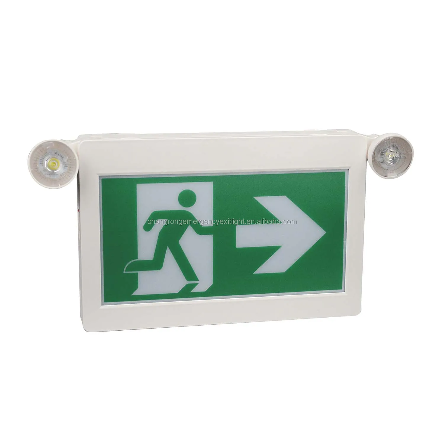 Cr-7020 Csa Maintained Fire Emergency Led Running Man Exit Sign Combo ...