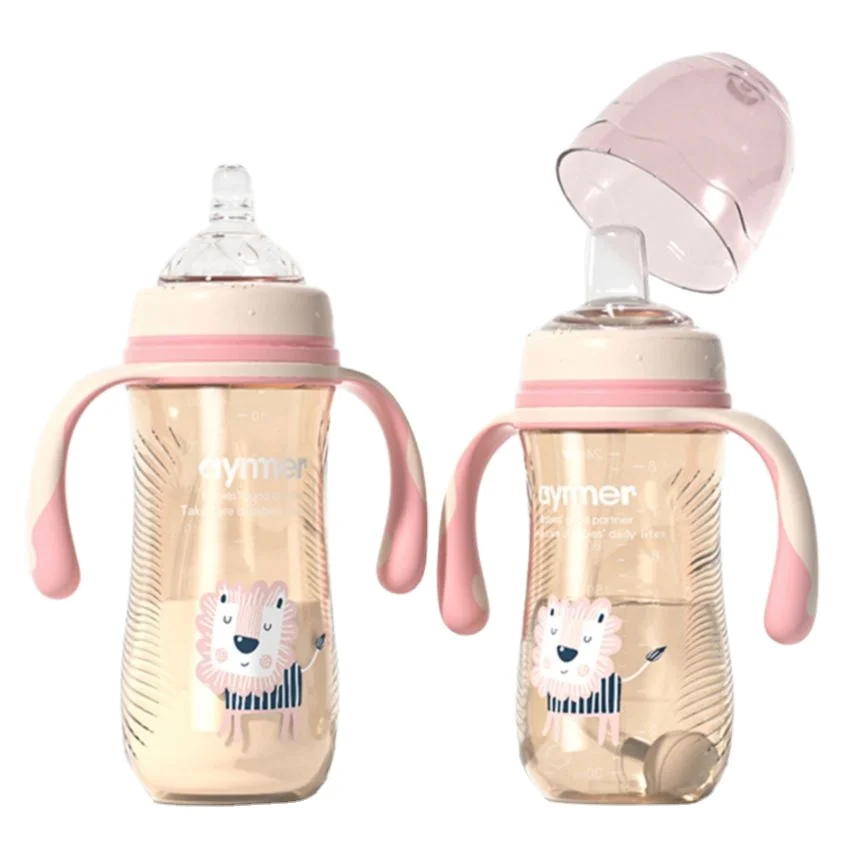 

Chinese High Quality Hands Free Bottle Feeding Ppsu Milk Feeding Baby Bottle 210ml/300ml