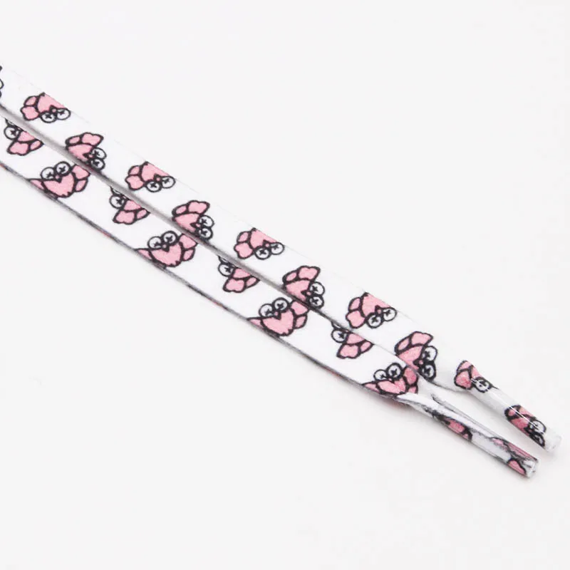 

Weiou Flat Designer Shoe Laces Japanese Printing Cartoon Shoe Strings Funny Gift Replacement Shoelaces, As picture, ,support customized color printing