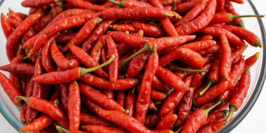 Making homemade chili oil