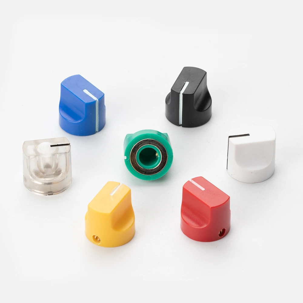 

Brass Guitar Knob Insert White