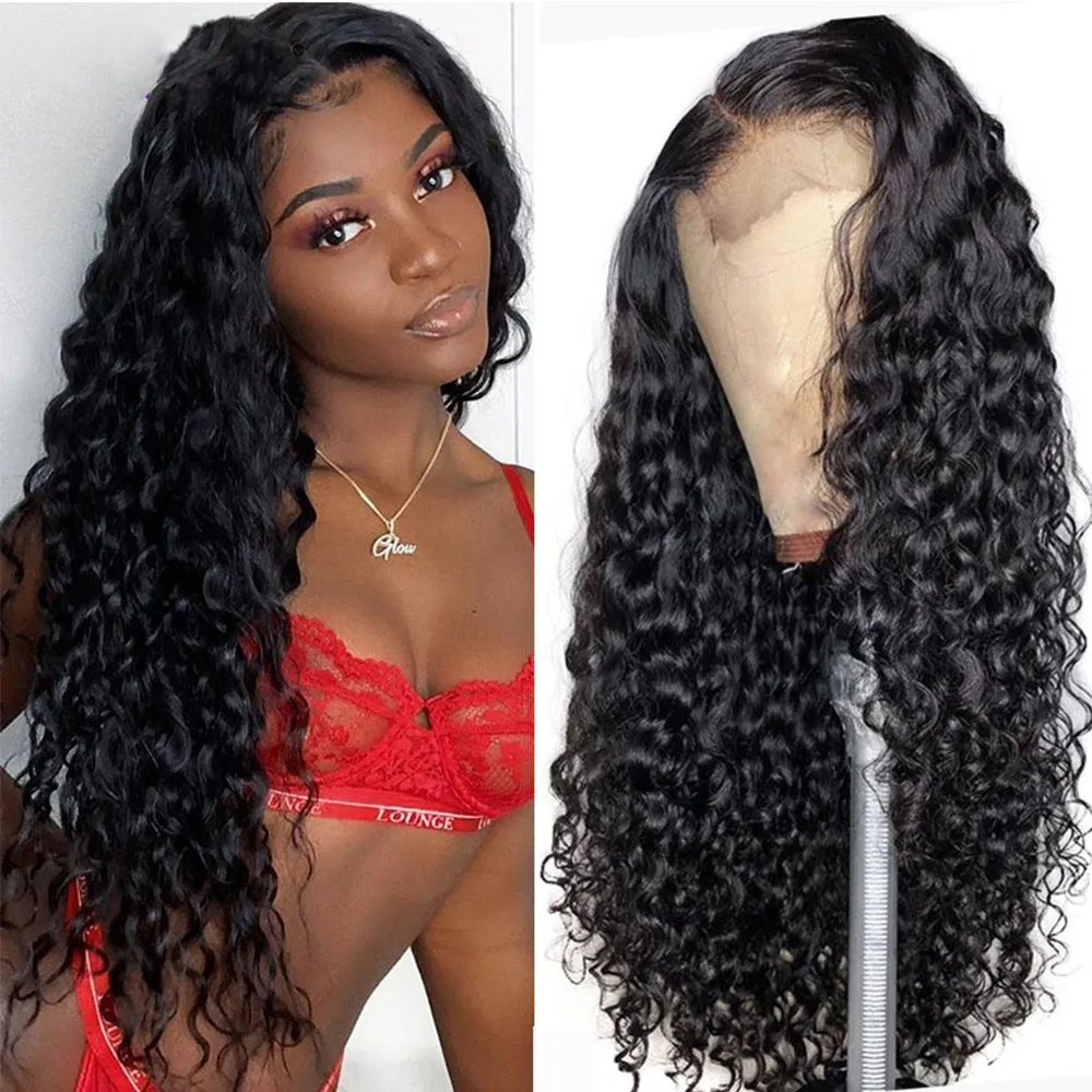 

Deep Wave 4X4 Closure Hd Lace Wigs Raw Hair Wholesale Vendor Brazilian Virgin Hair Cuticle Aligned Hair Closure Lace Wig