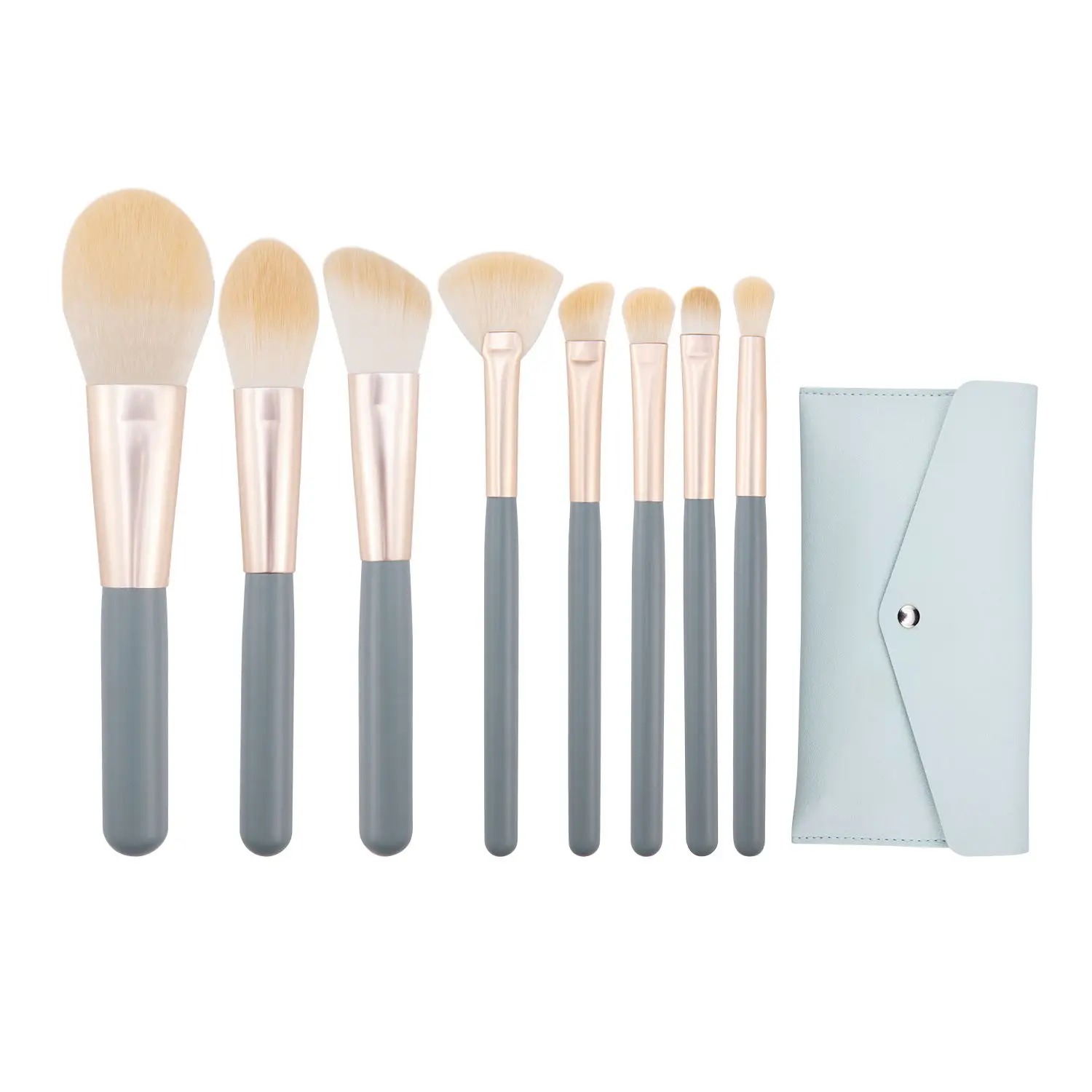 

New Product High Quality Set De Brochas De Maquillaje Nylon Face Brush Makeup With Bag Wholesale Brush Set Makeup 2021