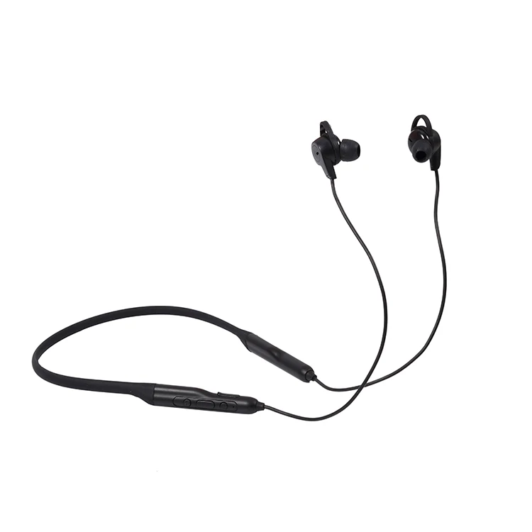 Neck-Mounted Bluetooth Headphone Earphone Wireless Active Noise Cancelling Earphones Earbuds for Gym