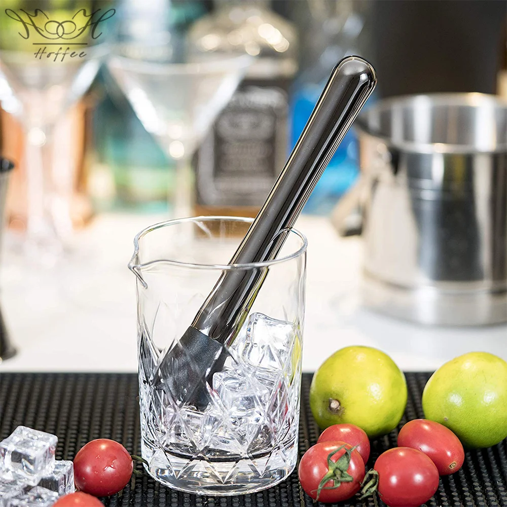 
New Arrival Luxury 11pcs Stainless Steel Gun Black Electroplating Bartender Cocktail Shaker Bar Set With Stand 