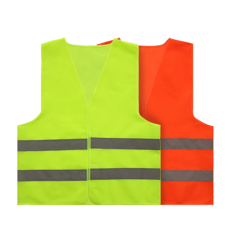 

Wholesale Custom Logo Construction Working Vest Roadway Safety clothing High Visibility Safety Vest